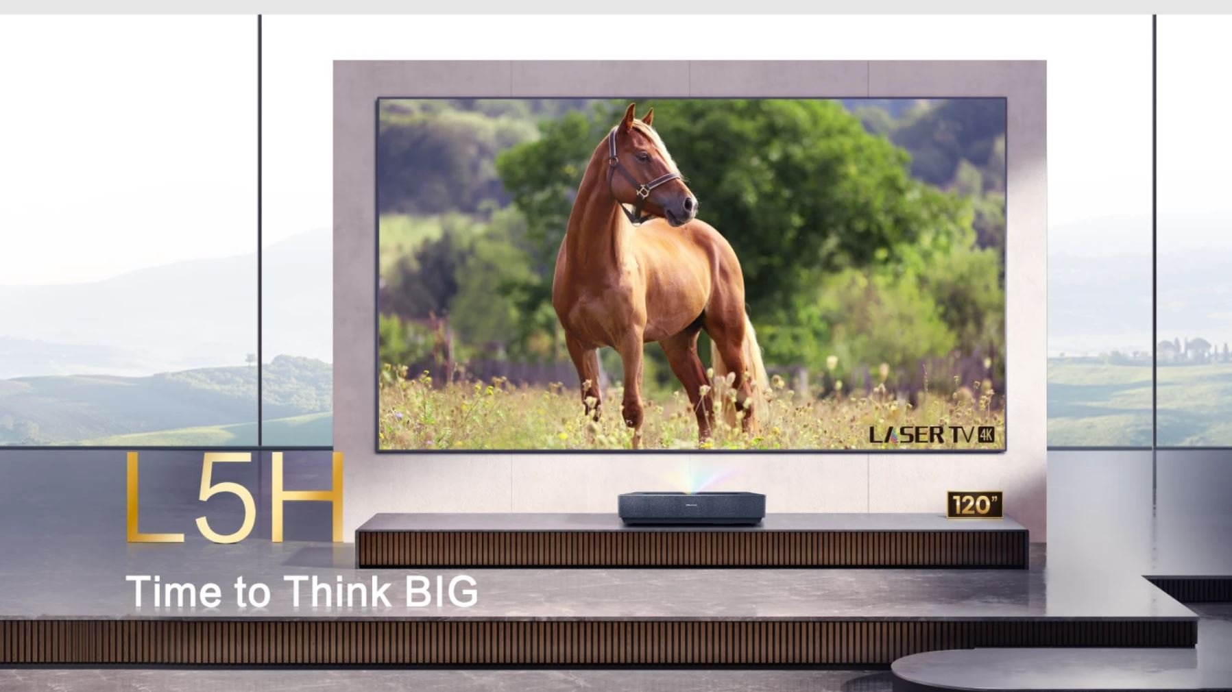 Hisense L5H Ultra Short Throw 4K Laser TV Home Theater Projector